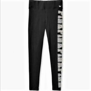 Victoria's Secret Pants - M Victoria's Secret PINK Leggings BLING Yoga Pants Victoria's Secret Pants - M Victoria's Secret PINK Leggings BLING Yoga Pants